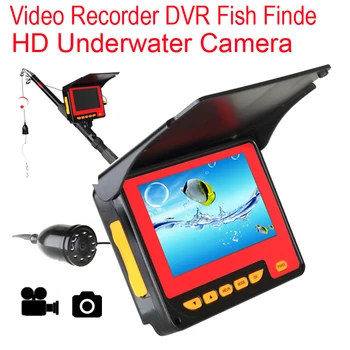 1000TVL HD Su Geçirmez Balık Bulucu Sualtı Balıkçılık Kamera DVR Fonksiyonu İle 4.3 İnç Su Geçirmez Video Sualtı Kamera