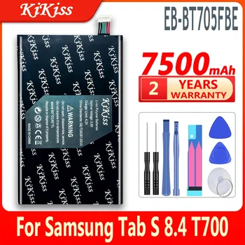 KiKiss Tablet Yedek Pil Samsung Galaxy Tab S 8.4 İçin T700 T705 SM-T700 T701 SM-T705 EB-BT705FBE EB-BT705FBC