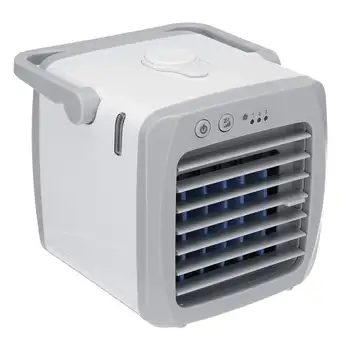 Mini USB şarj Klima Hava Soğutucu Nemlendirici Dezenfekte Ofis Masaüstü Taşınabilir Klima Fanı Ev için