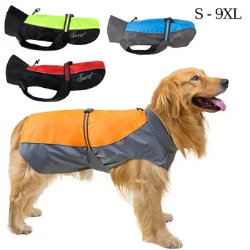 Pet Pug Ceket Su Geçirmez Giyim Açık Köpek Giysileri Giyim Yansıtıcı Malzemeleri Kostüm Chihuahua Labrador Mont Büyük